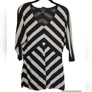 White House Black Market • Striped Top